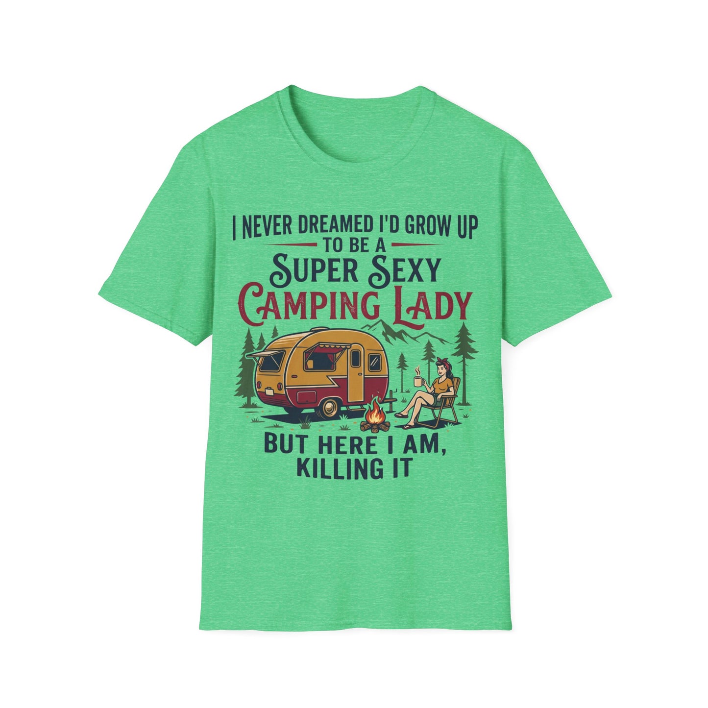 Camping Lady T-Shirt