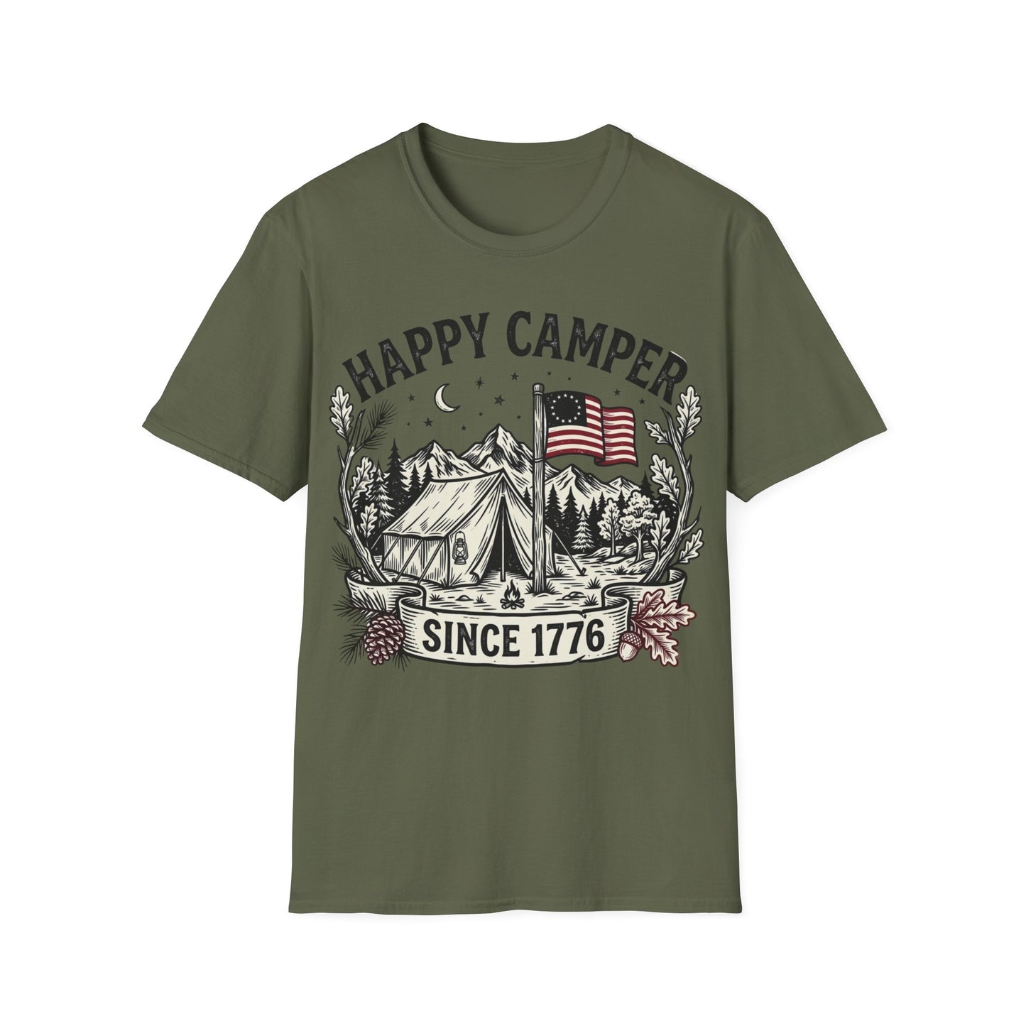 Happy Camper 1776 T-Shirt