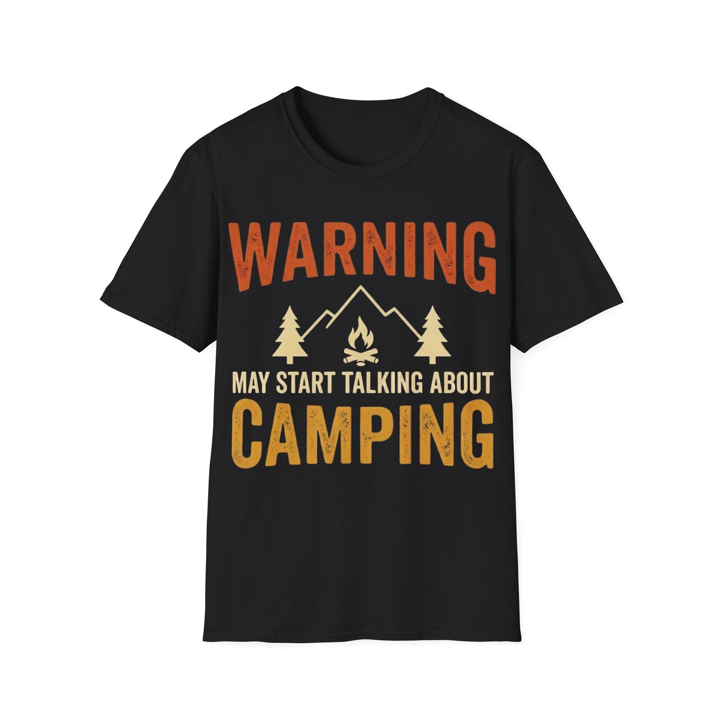 Camping Warning T-Shirt