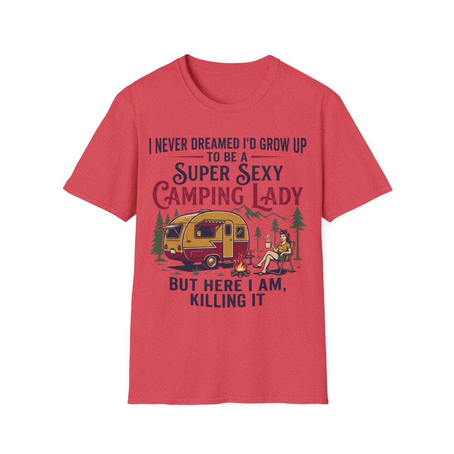 Camping Lady T-Shirt