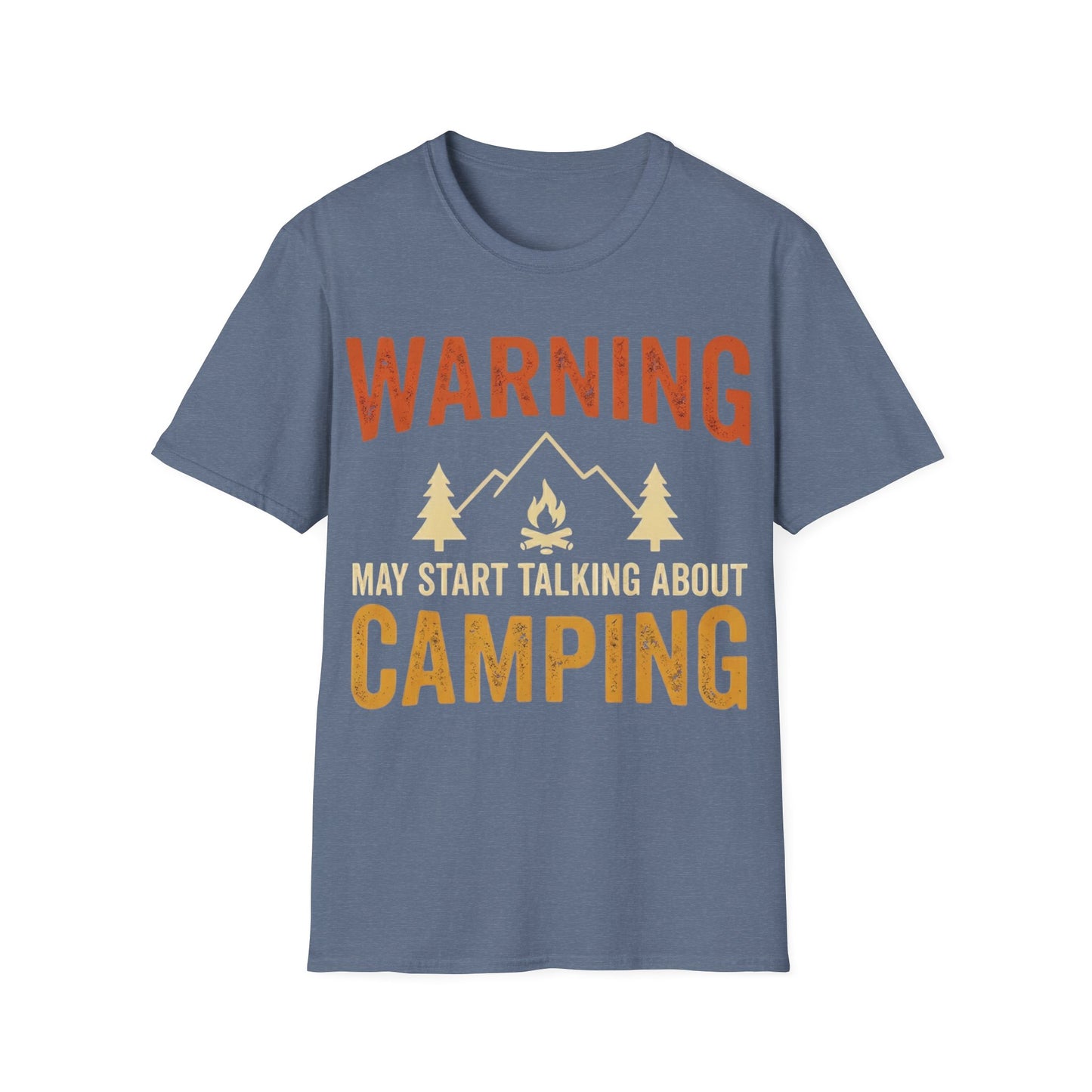 Camping Warning T-Shirt