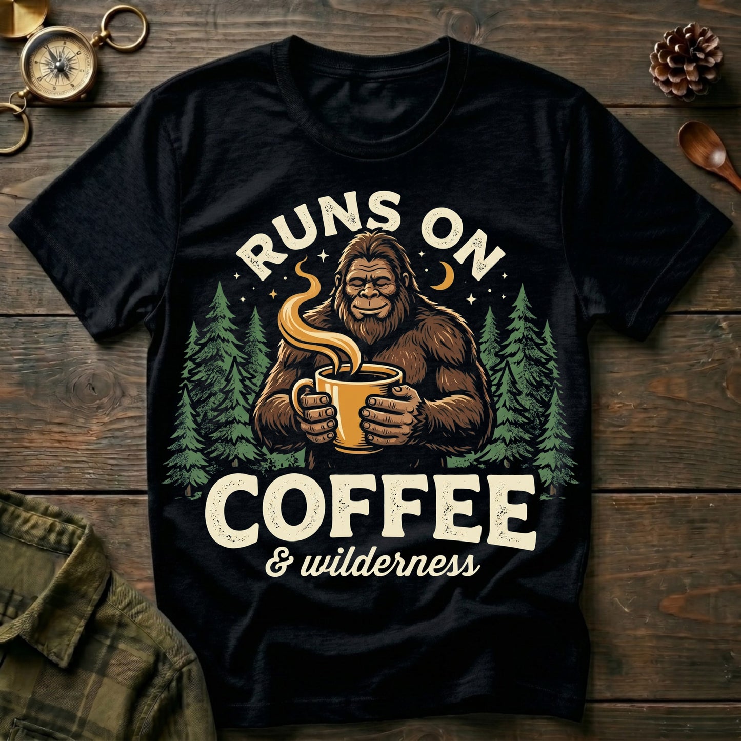 Runs on Coffee T‑Shirt