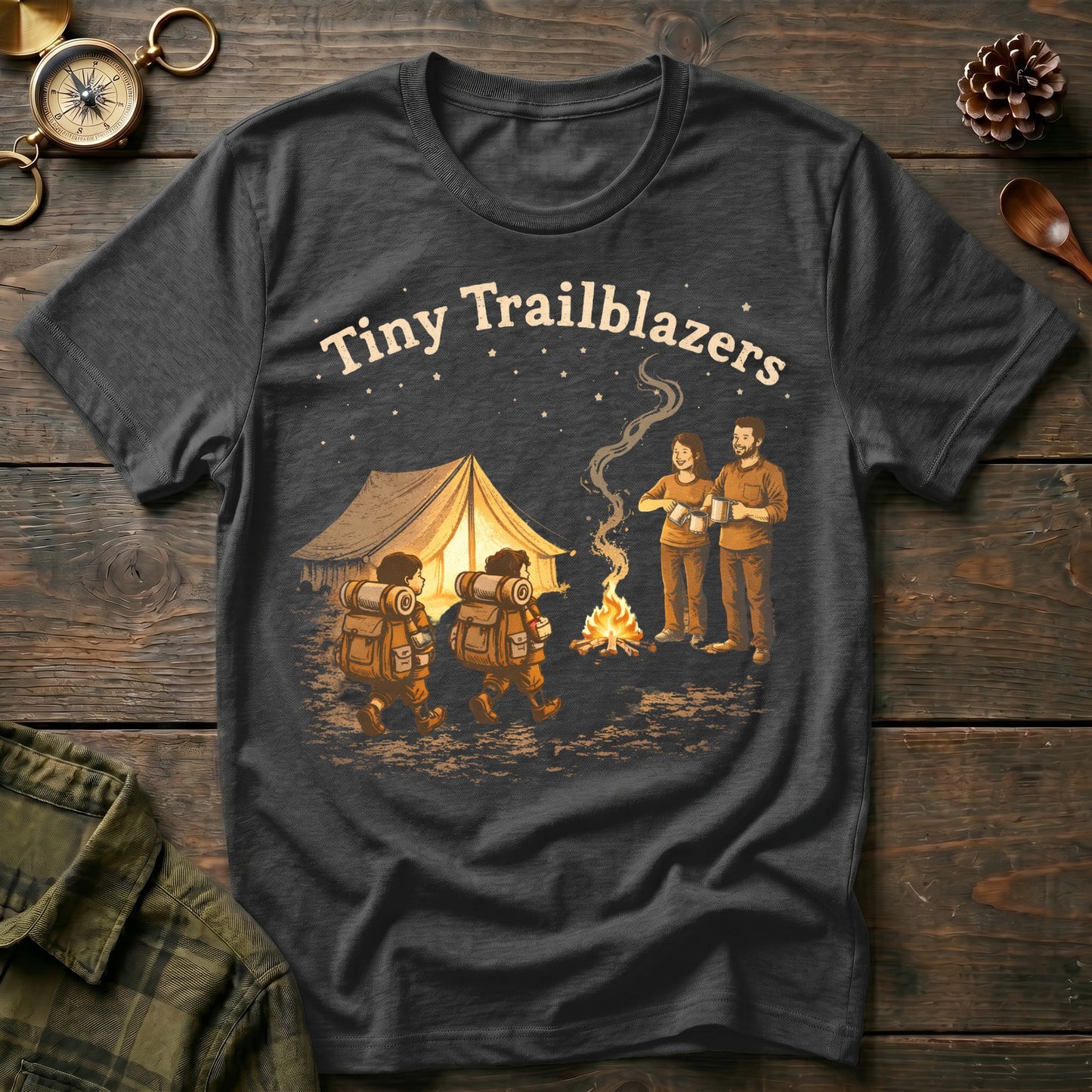 Tiny Trailblazers Camping T-Shirt
