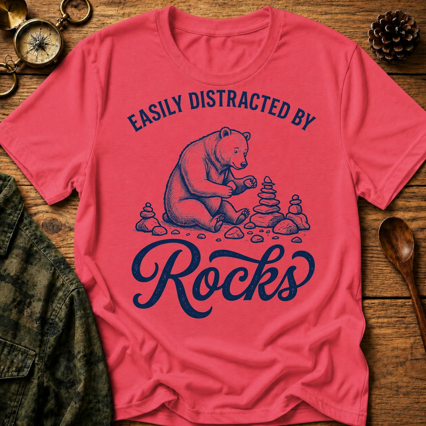 Distracted by Rocks T-Shirt