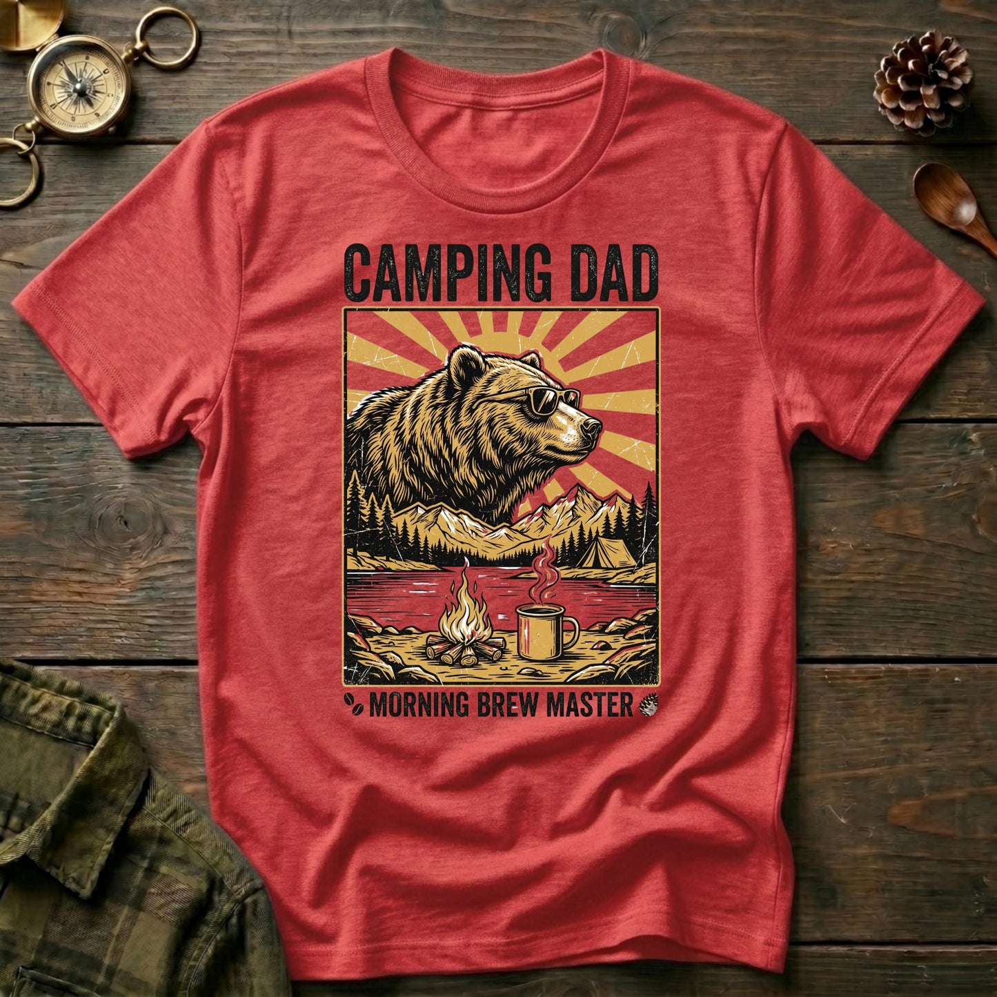 Camping Dad T‑Shirt