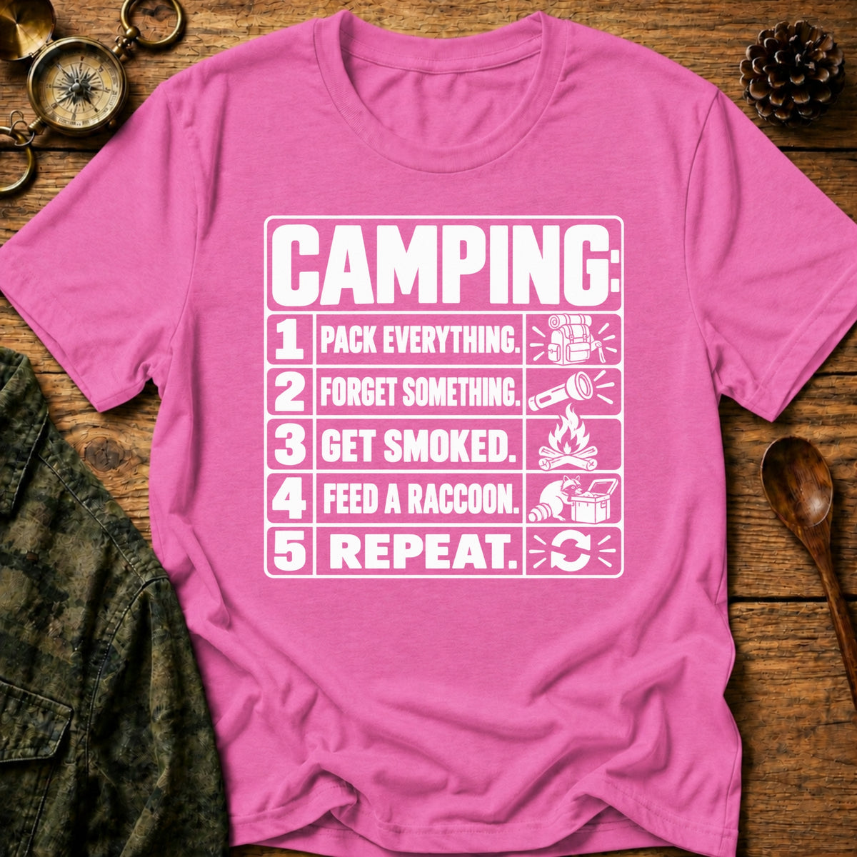 Camping Rules T-Shirt
