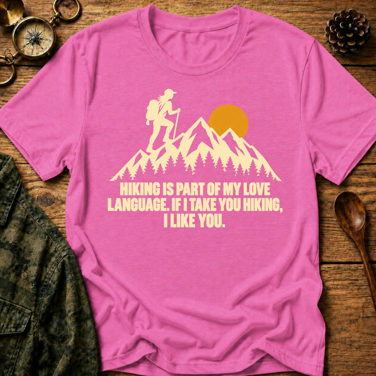 Hiking Love Language T-Shirt