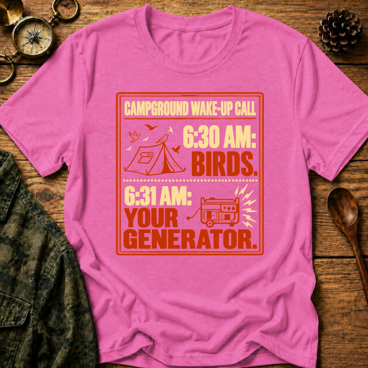 Campground Wake-Up T-Shirt