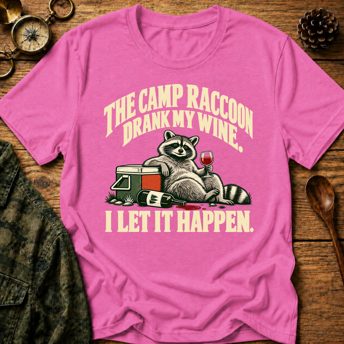 Raccoon Wine Thief T-Shirt