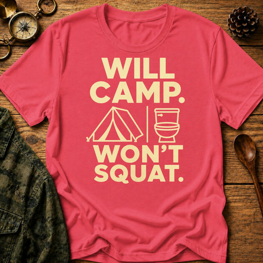 No Squat Camper T-Shirt