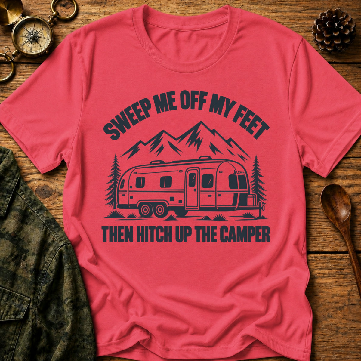 Hitch Up Camper T-Shirt