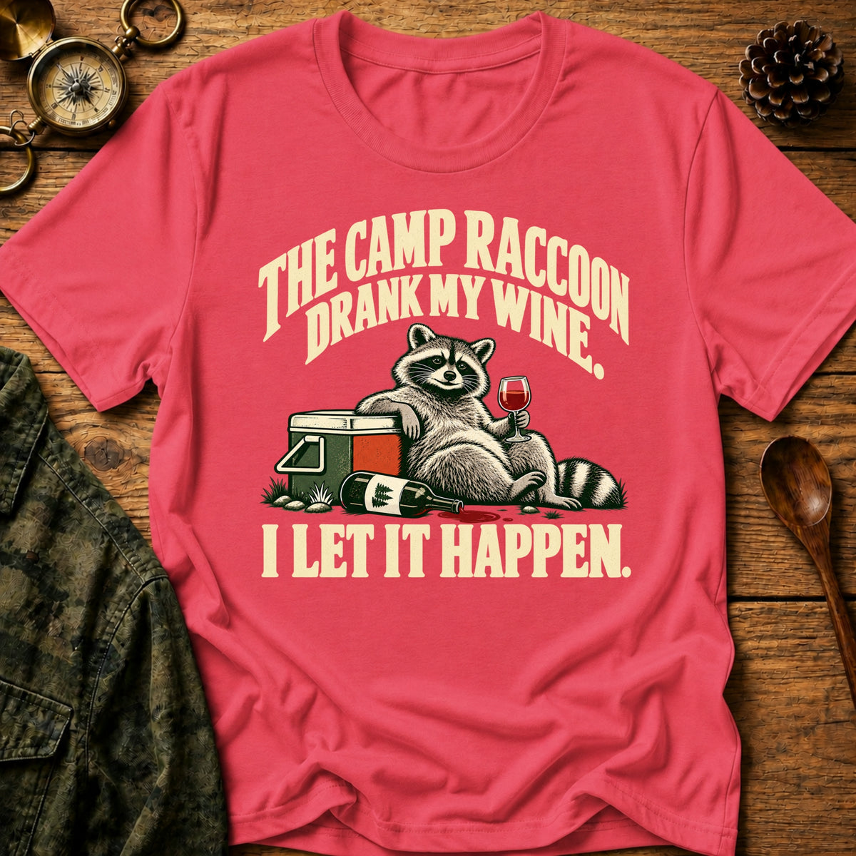 Raccoon Wine Thief T-Shirt