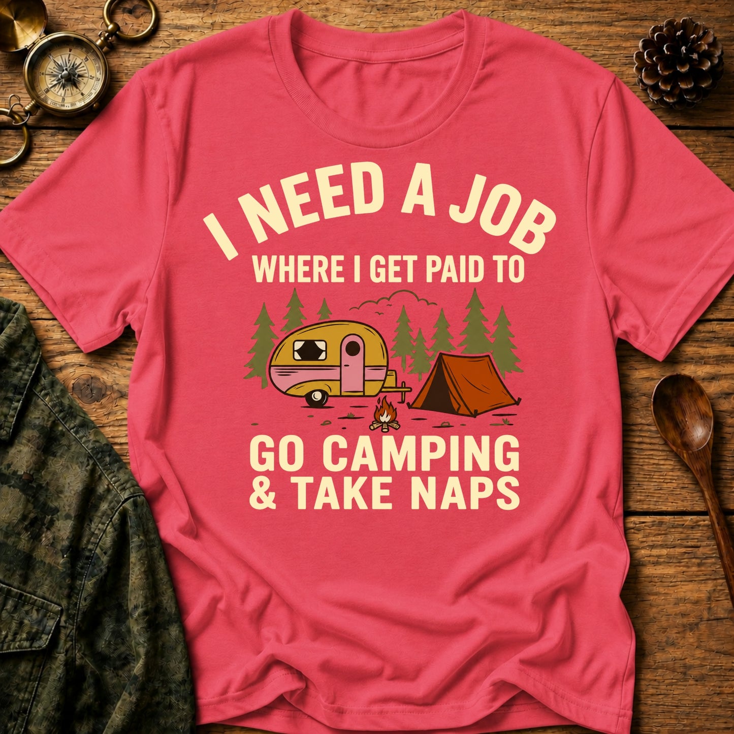 Camping & Napping T‑Shirt