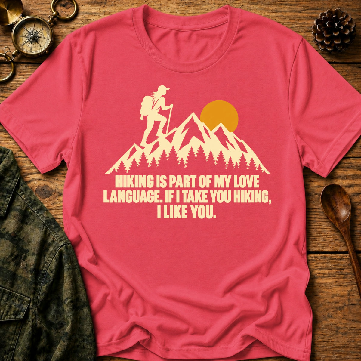 Hiking Love Language T-Shirt