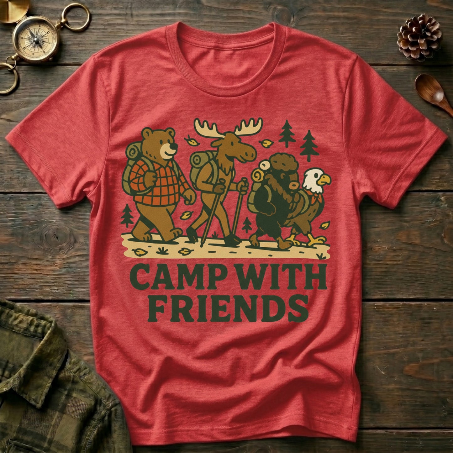 Camp With Friends T‑Shirt