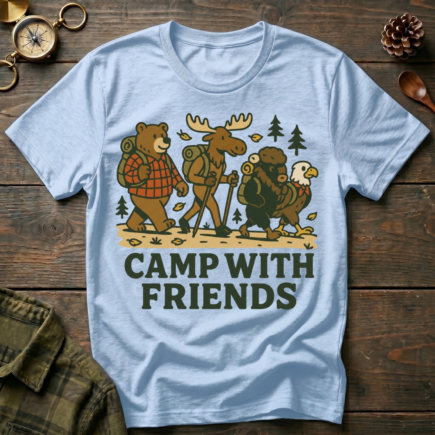 Camp With Friends T‑Shirt