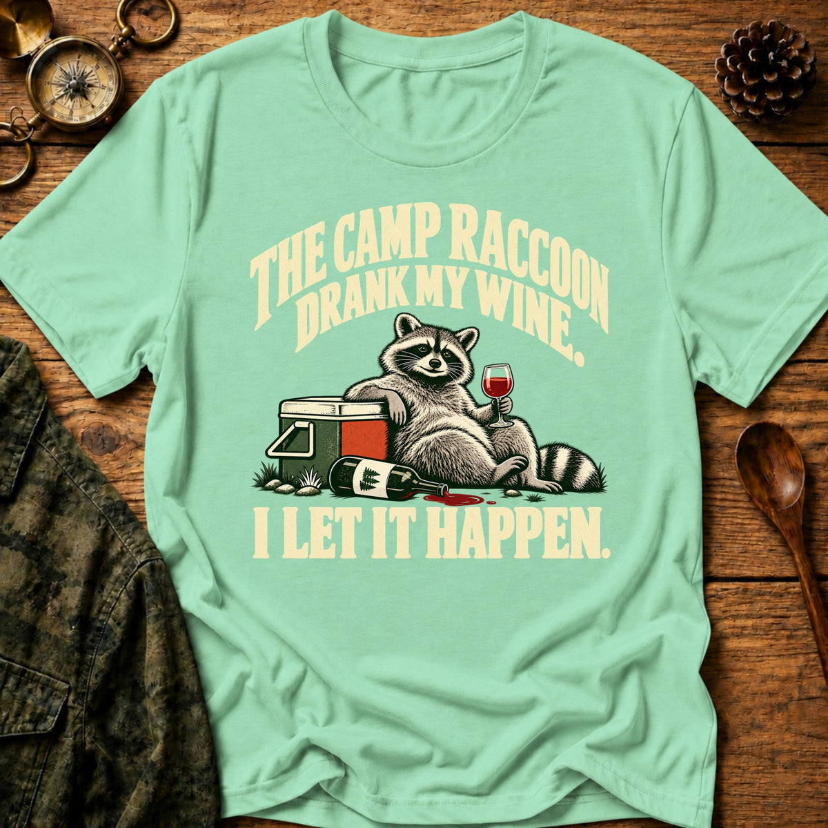 Raccoon Wine Thief T-Shirt