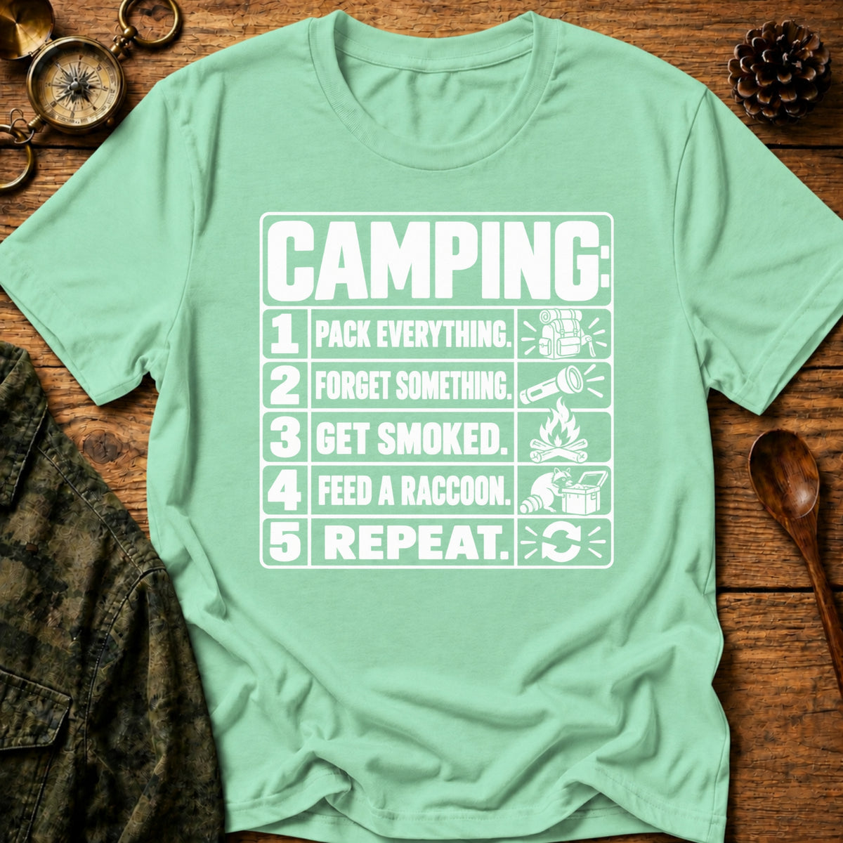 Camping Rules T-Shirt