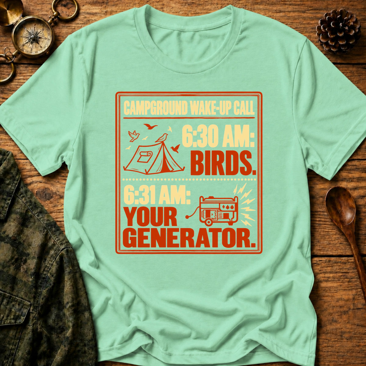 Campground Wake-Up T-Shirt