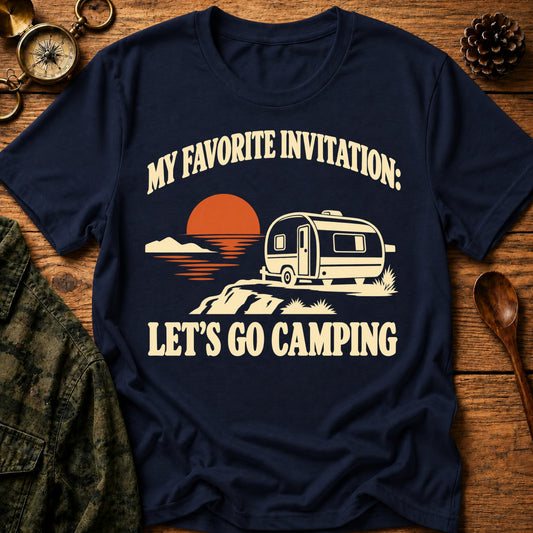 Camping Invitation T-Shirt