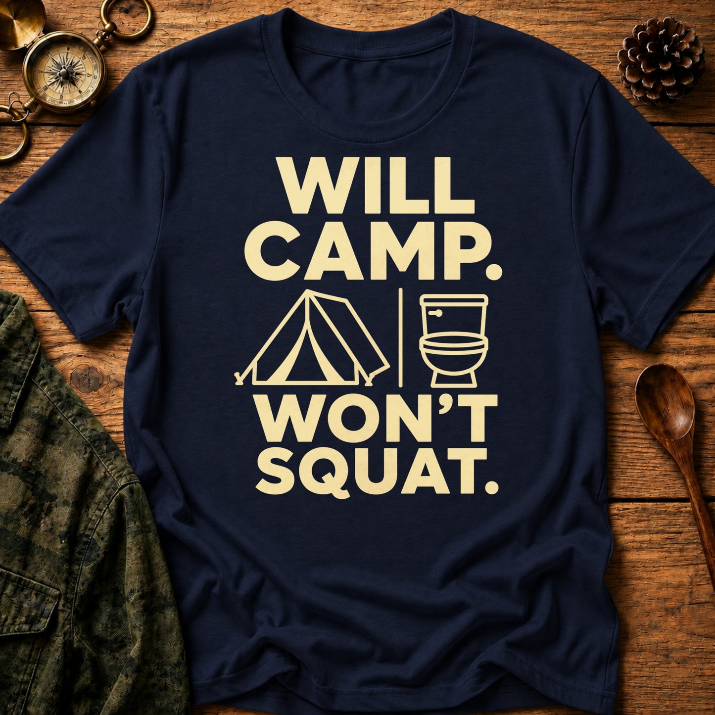 No Squat Camper T-Shirt