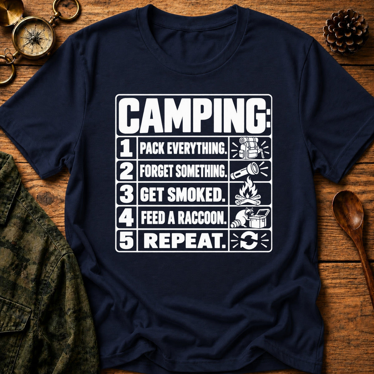 Camping Rules T-Shirt