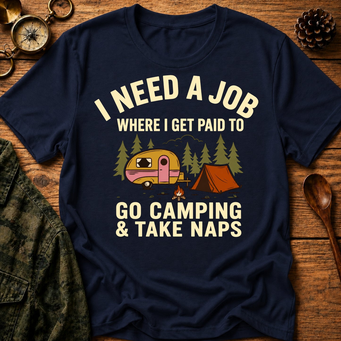 Camping & Napping T‑Shirt