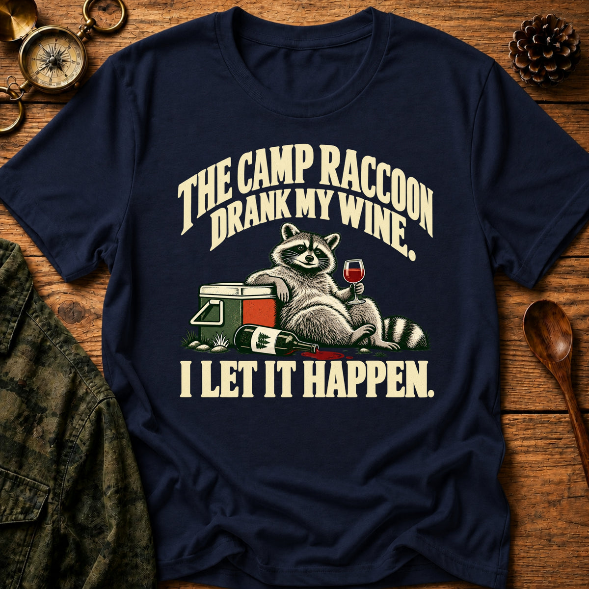 Raccoon Wine Thief T-Shirt
