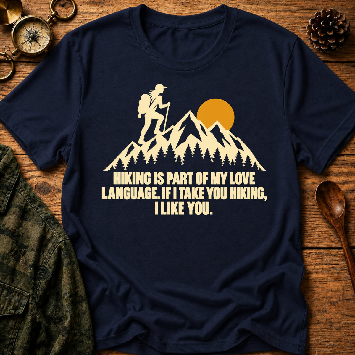 Hiking Love Language T-Shirt