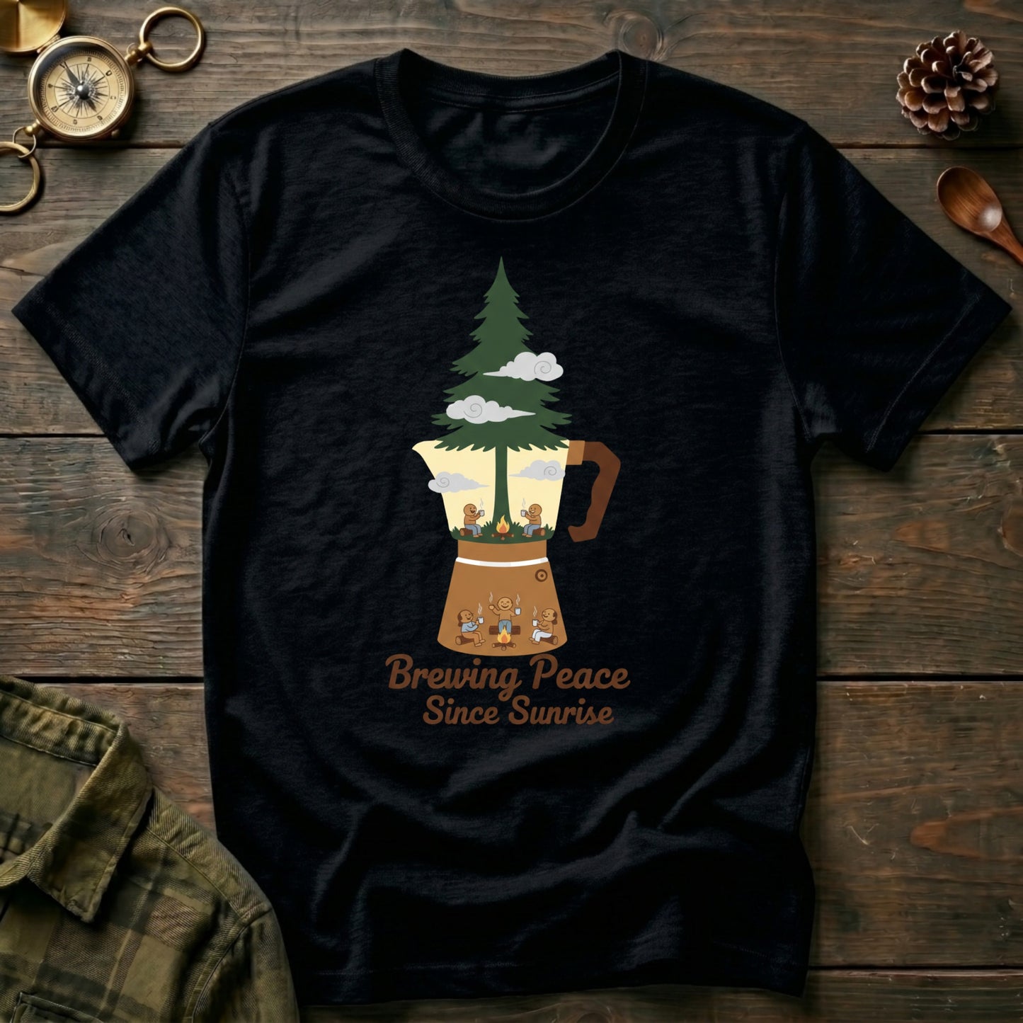 Brewing Peace Since Sunrise T-Shirt
