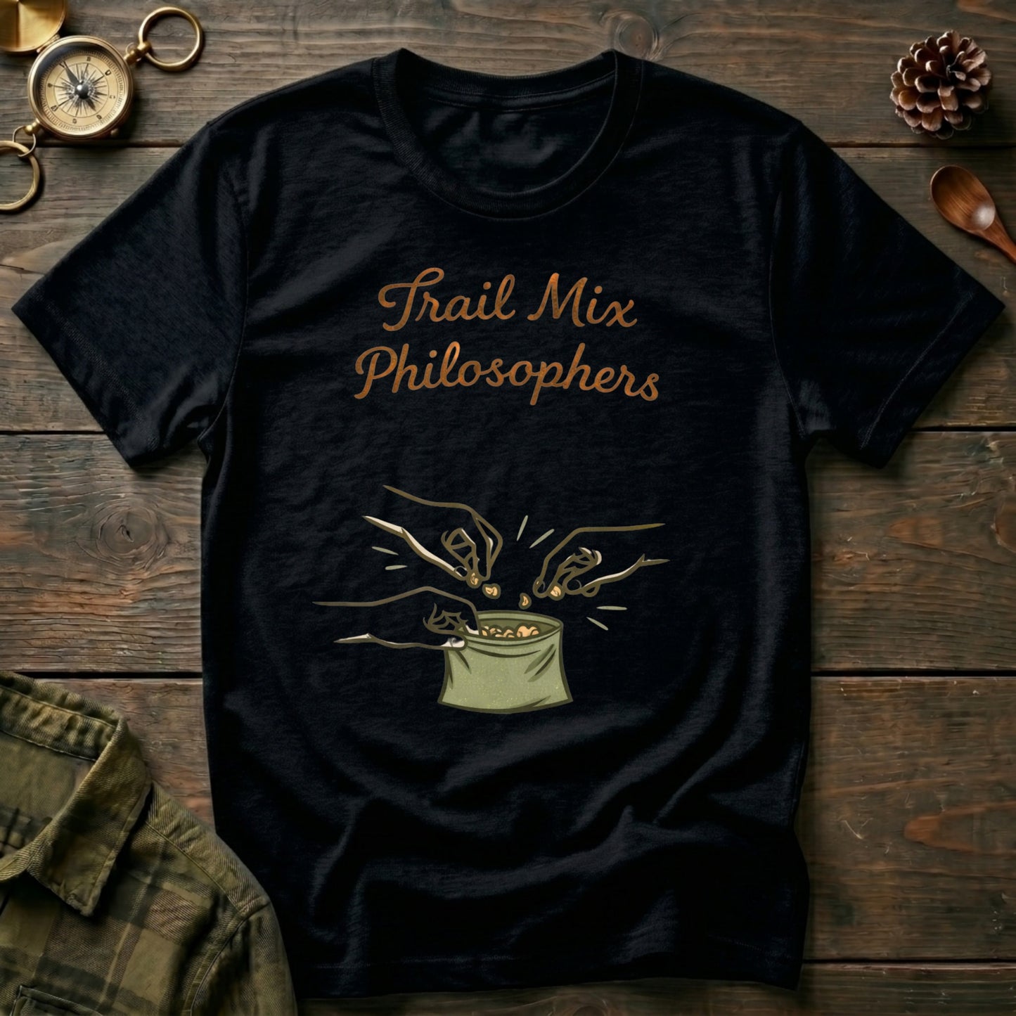 Outdoorsy Camping Snack Lover T‑Shirt