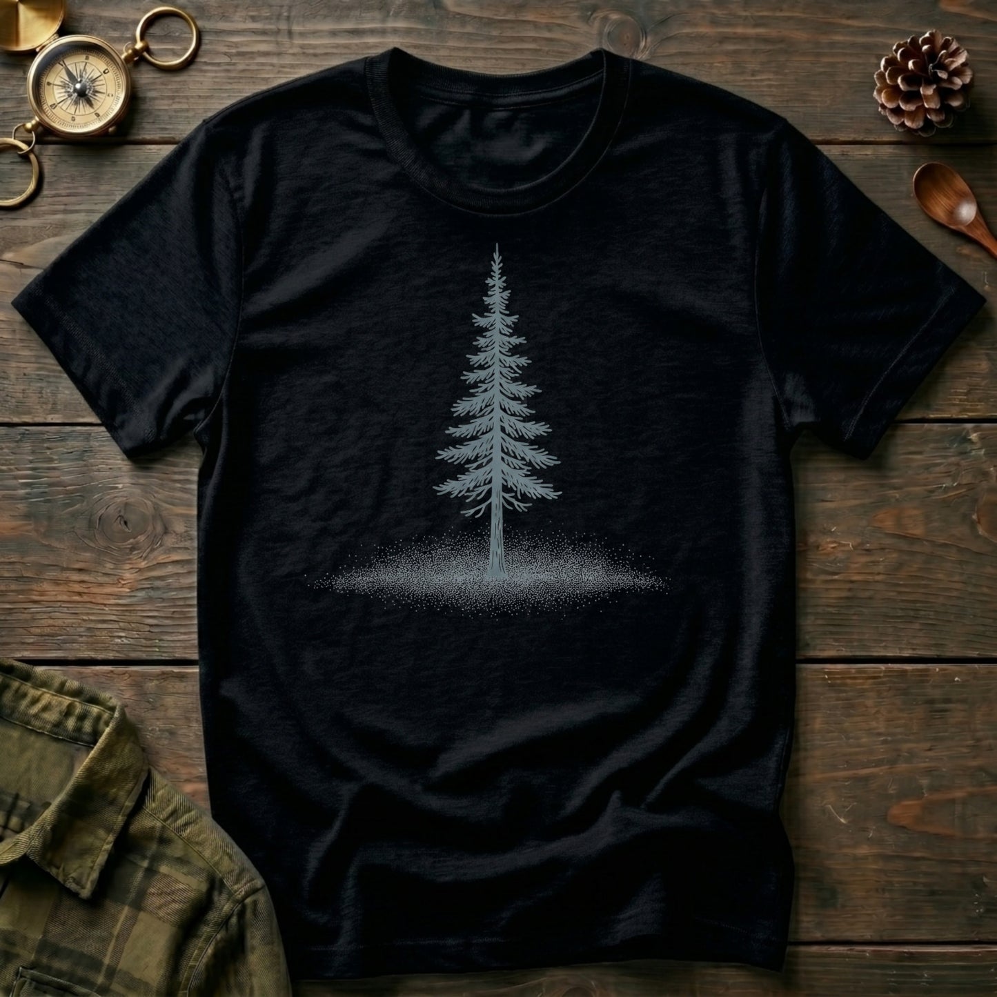 Minimal Pine Tree T-Shirt