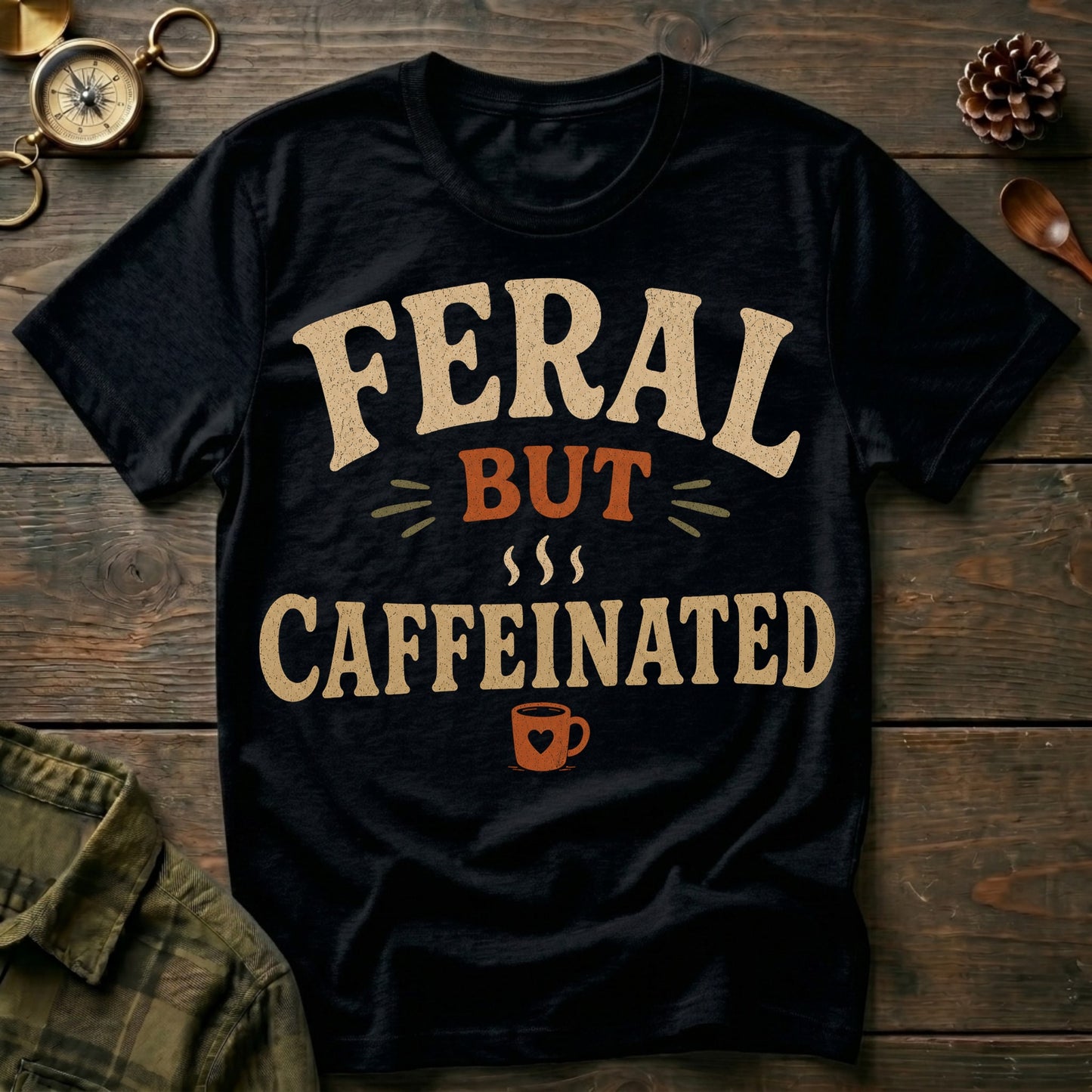 Feral But Caffeinated T-Shirt