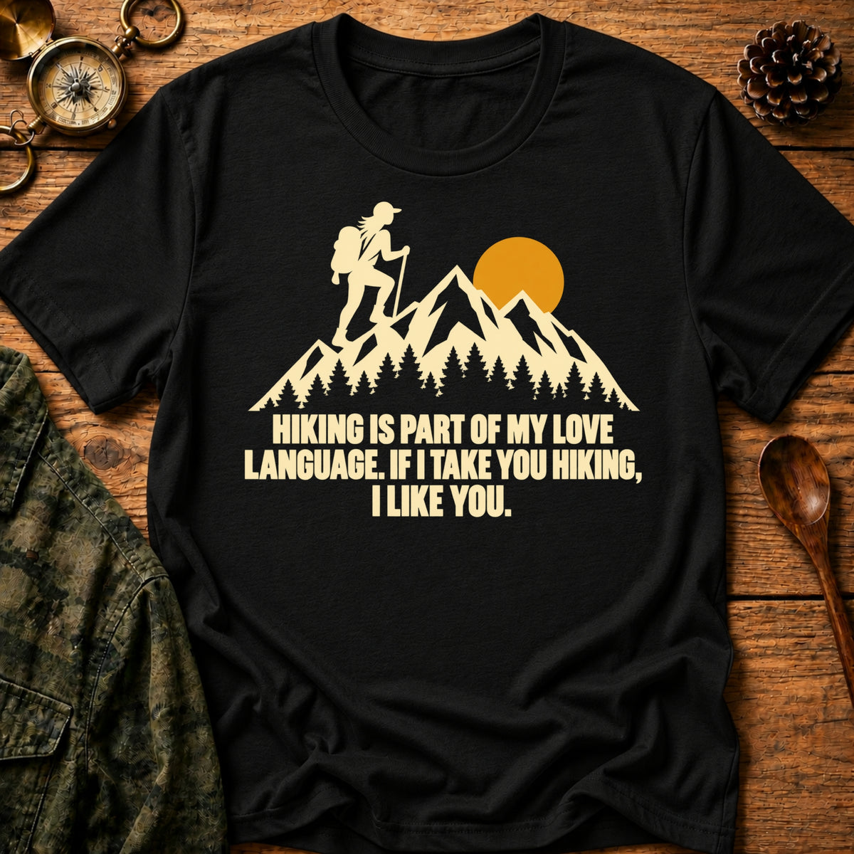 Hiking Love Language T-Shirt