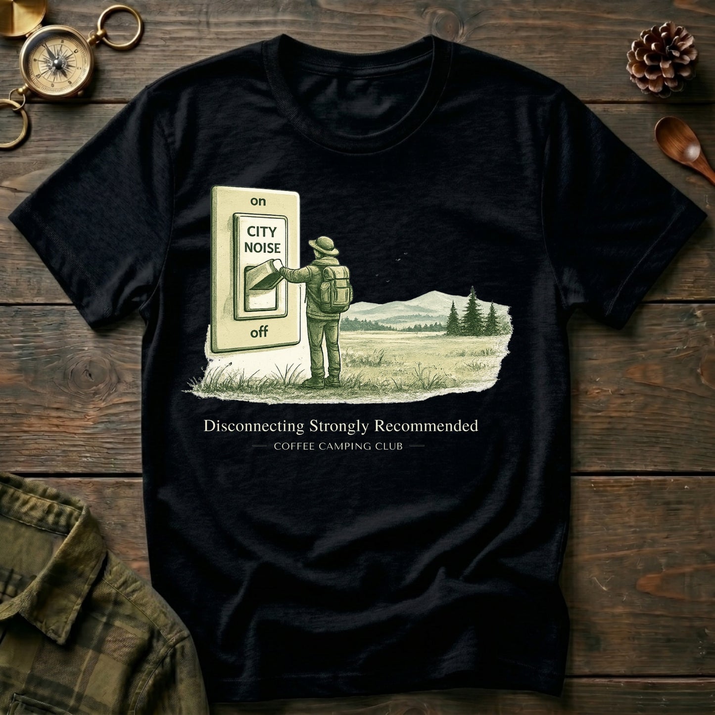 City Noise Camper Graphic T-Shirt