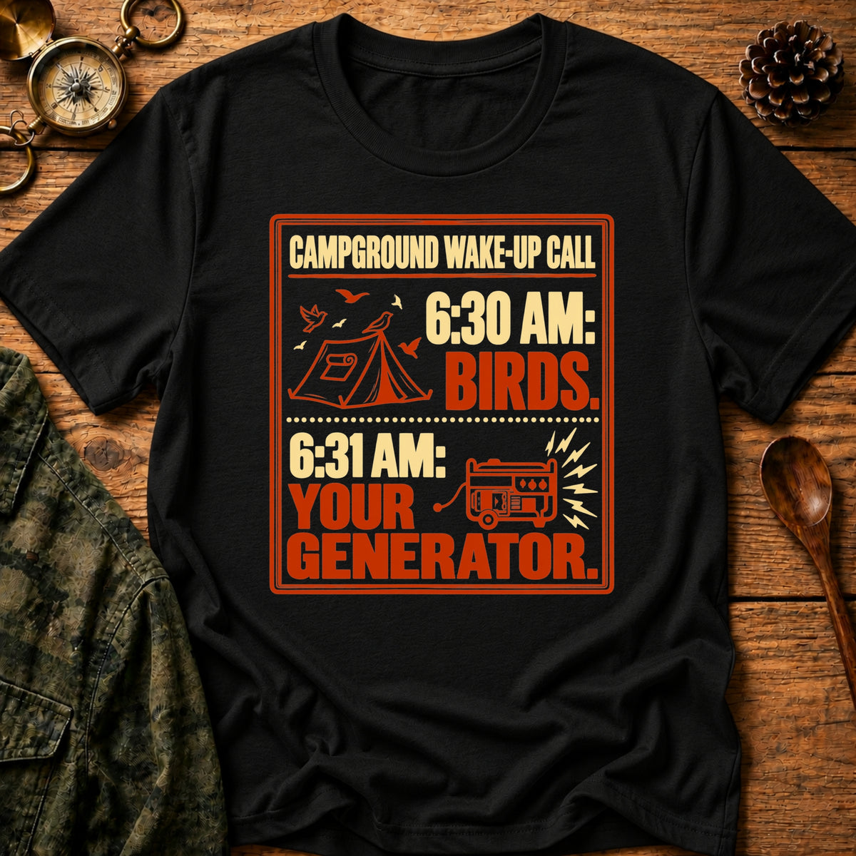 Campground Wake-Up T-Shirt