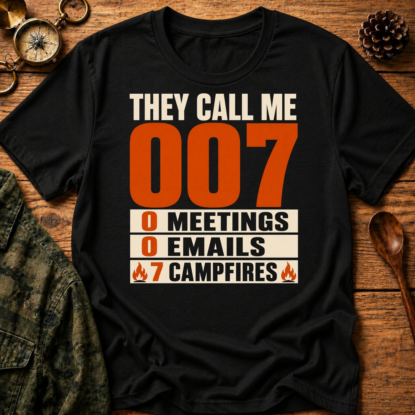 Agent 007 Camper T-Shirt