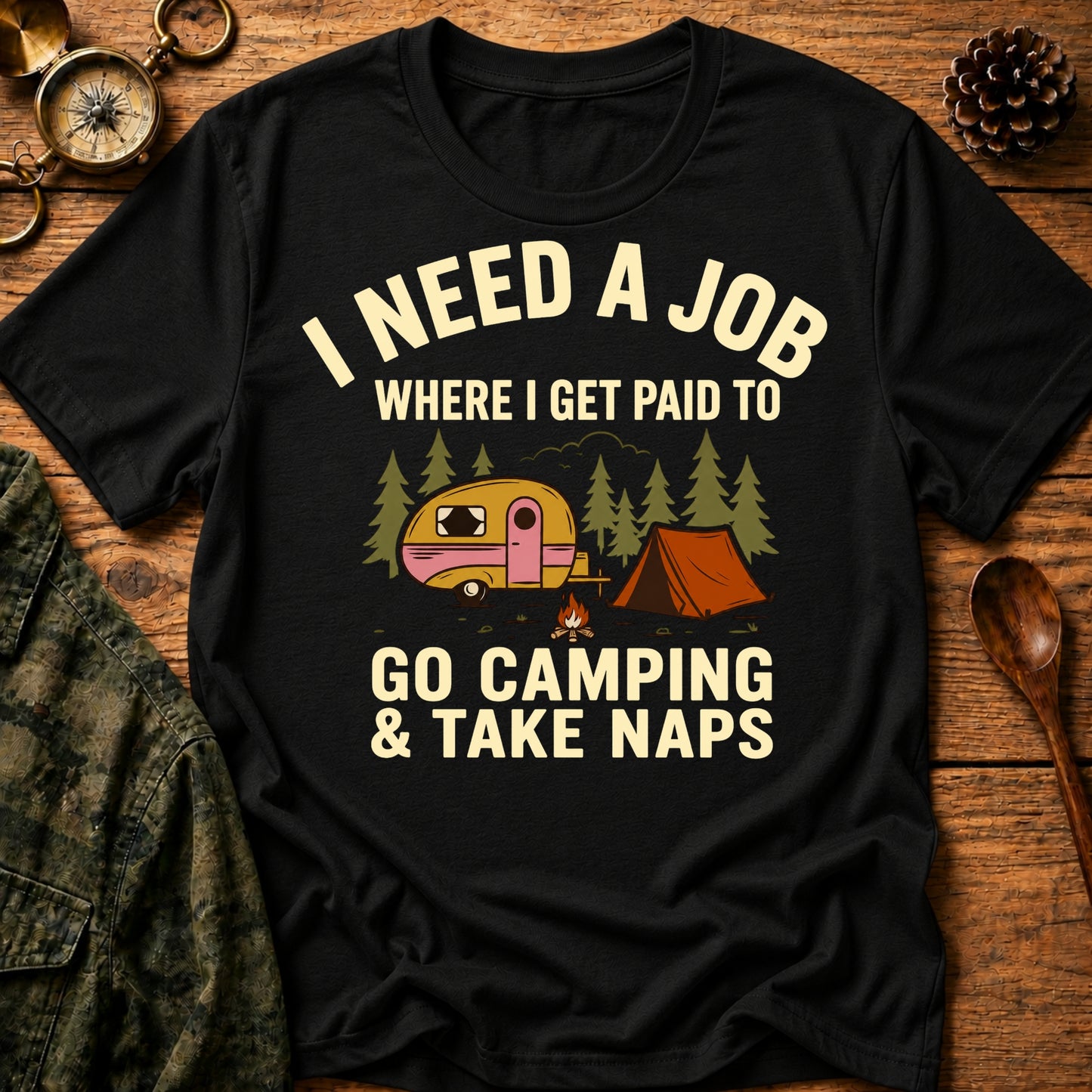 Camping & Napping T‑Shirt