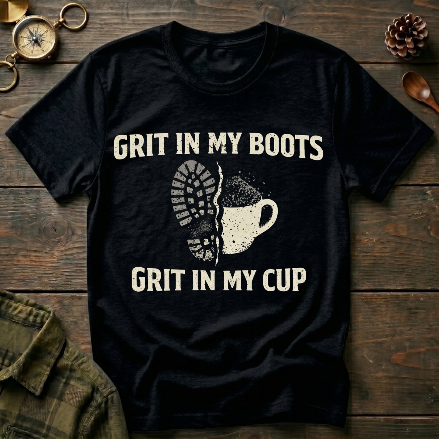 Grit In My Boots Grit In My Cup T-Shirt