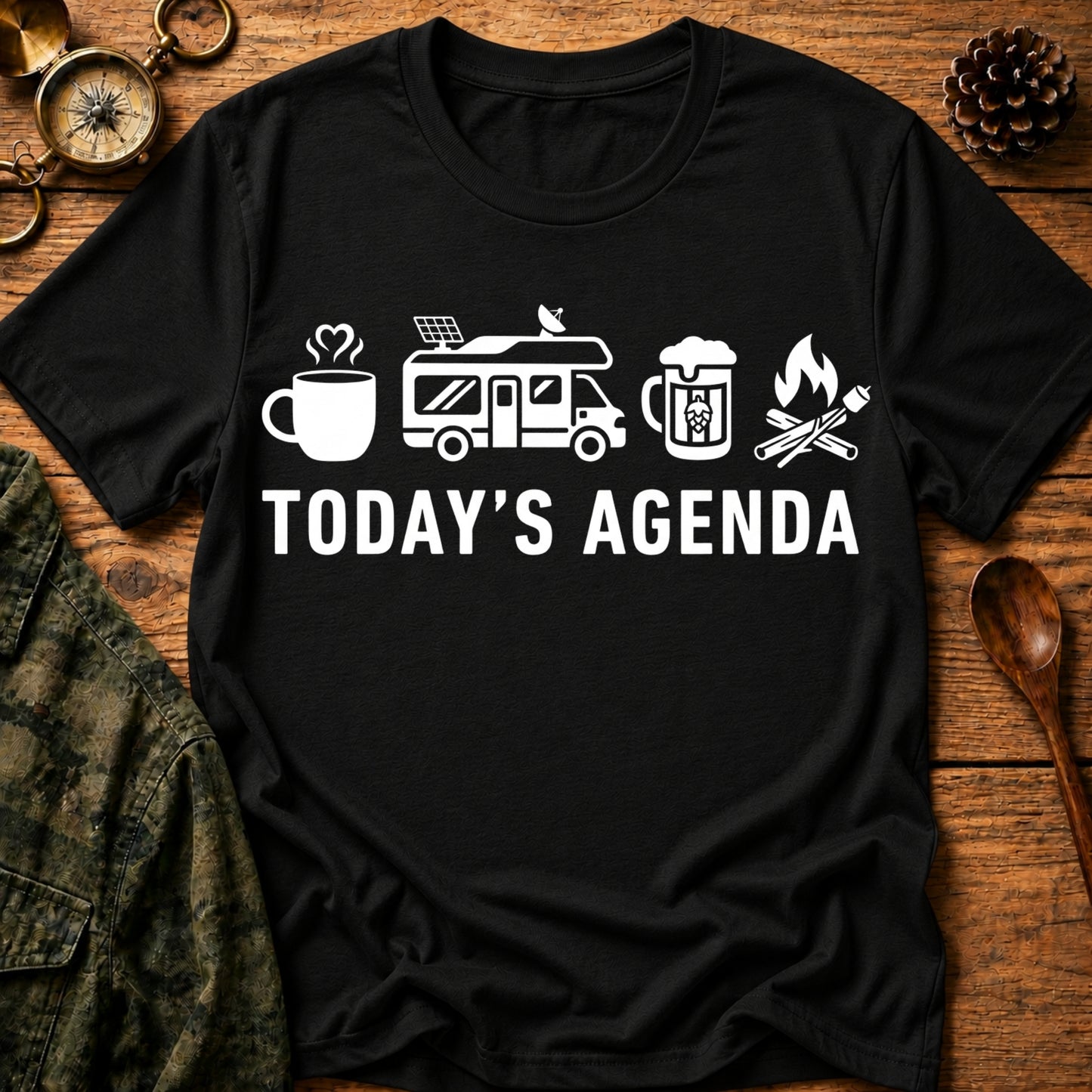 Camping Agenda T-Shirt