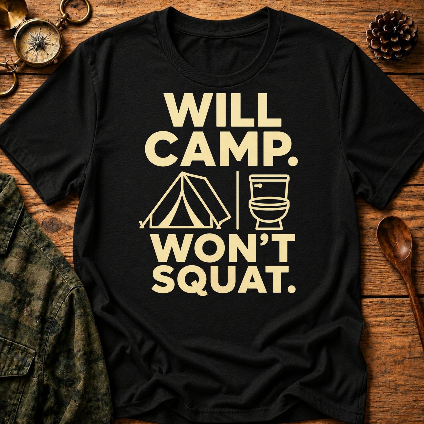 No Squat Camper T-Shirt