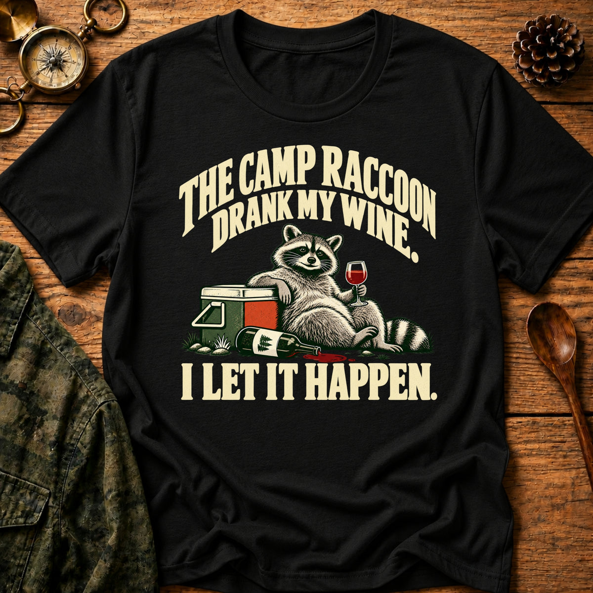Raccoon Wine Thief T-Shirt