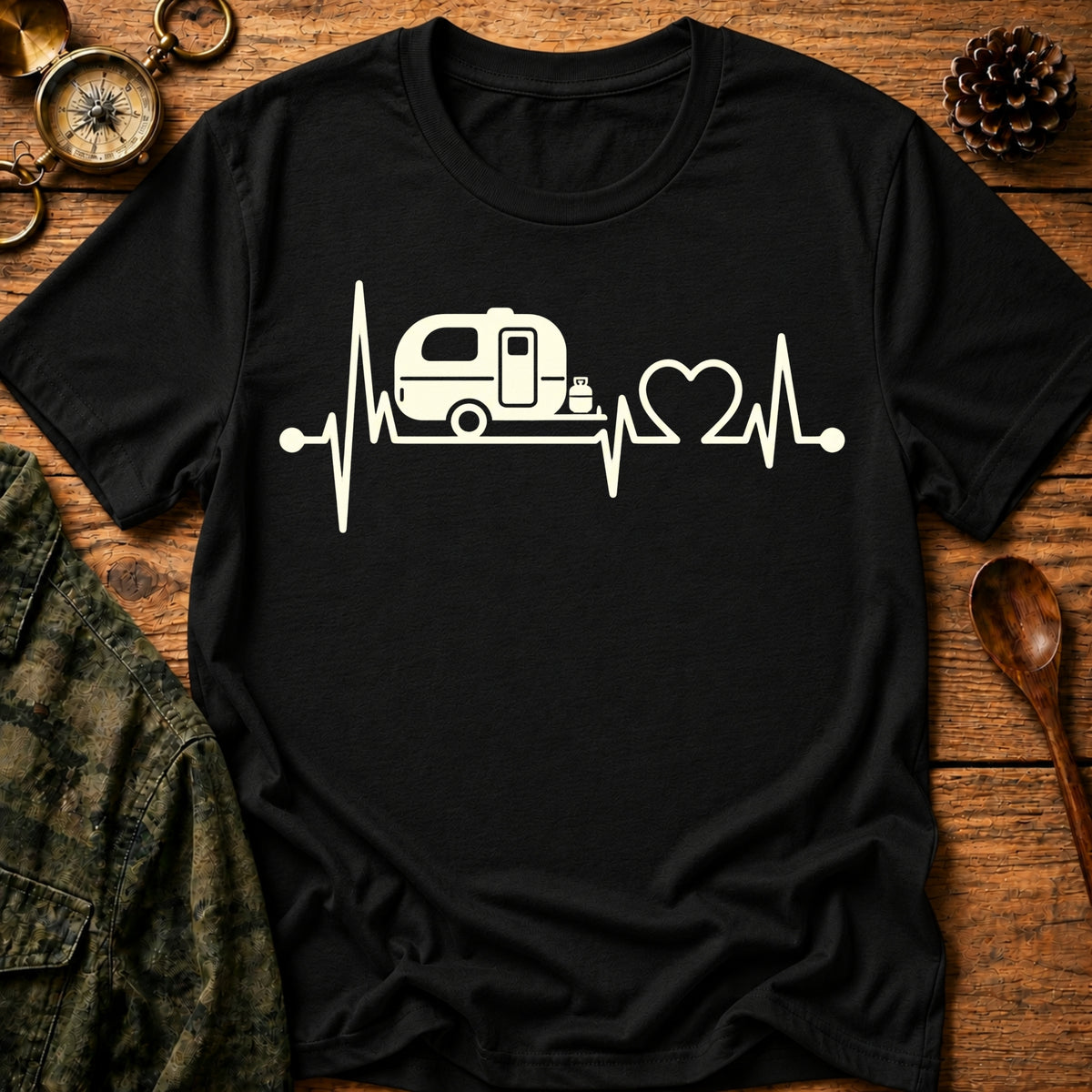Camper Heartbeat T-Shirt