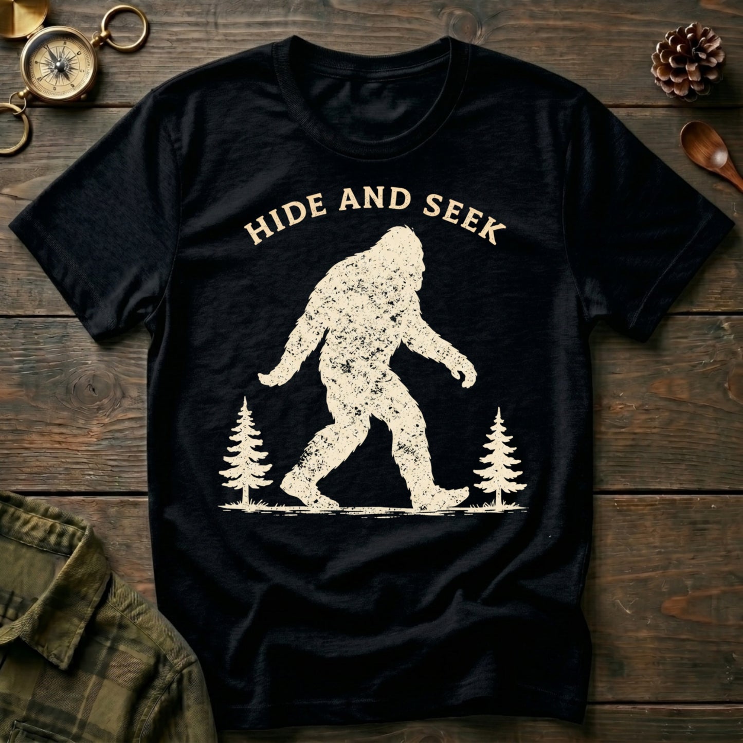 Hide and Seek Bigfoot T-Shirt