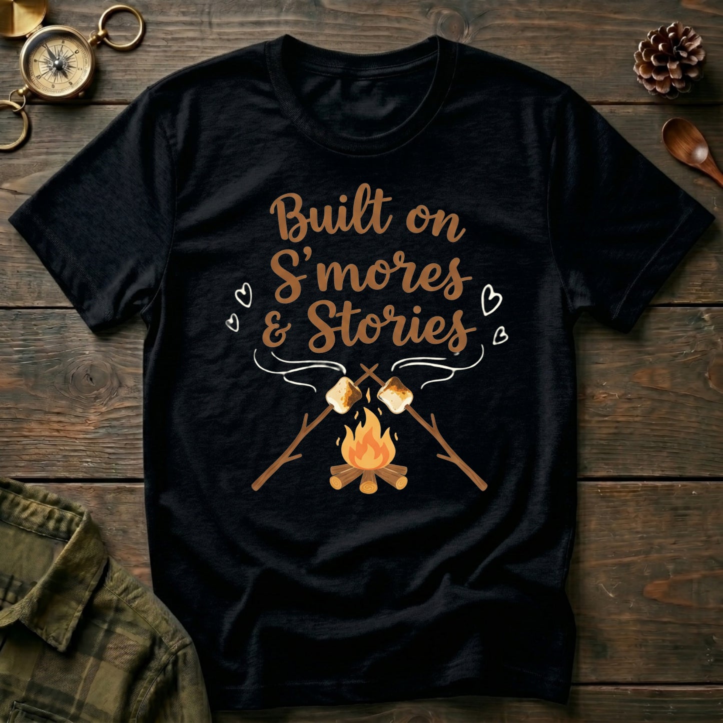 Built on S'mores & Stories  T-Shirt