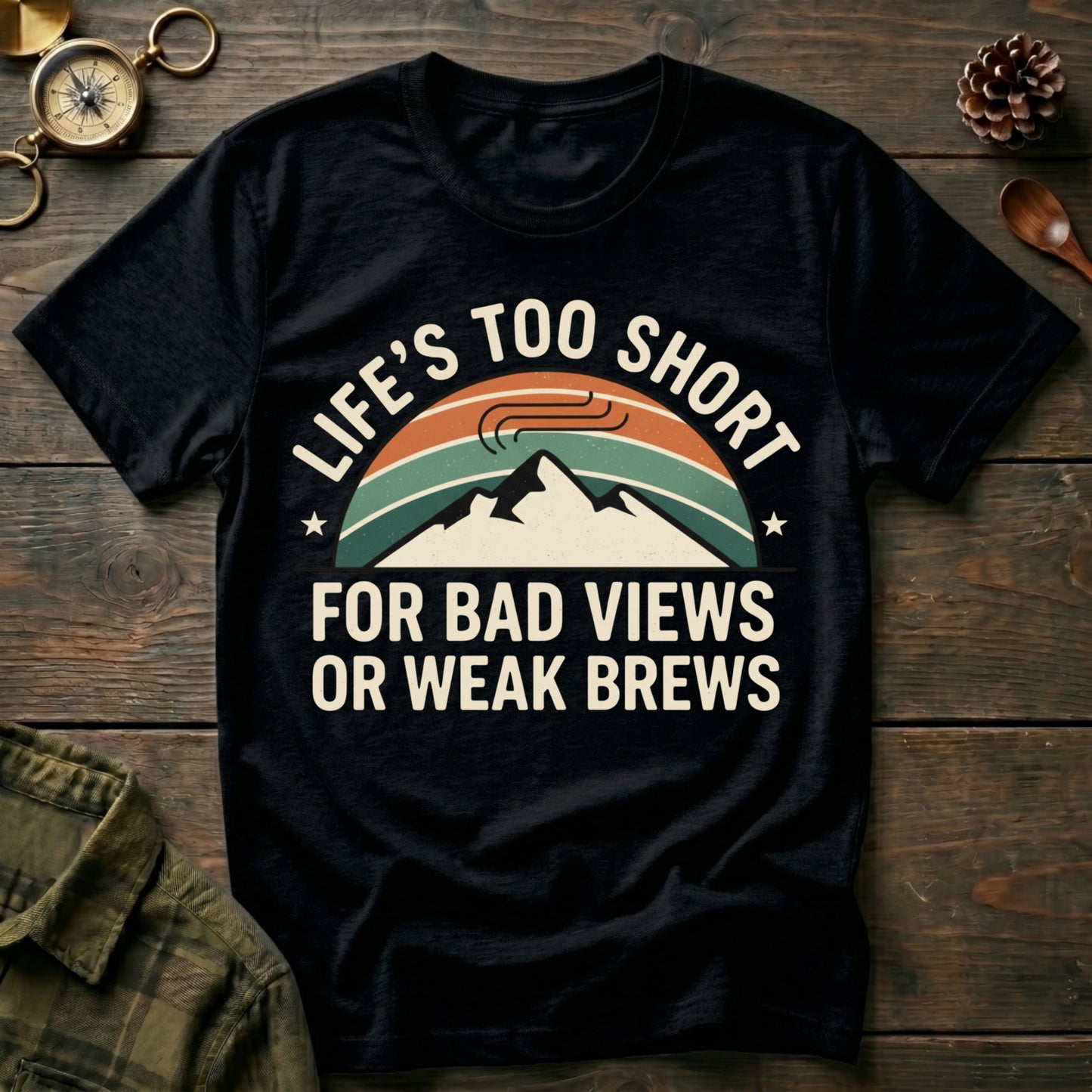 Earned Views & Strong Brews T-Shirt
