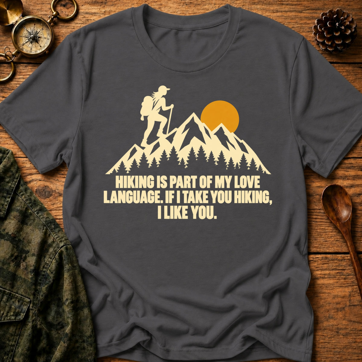 Hiking Love Language T-Shirt