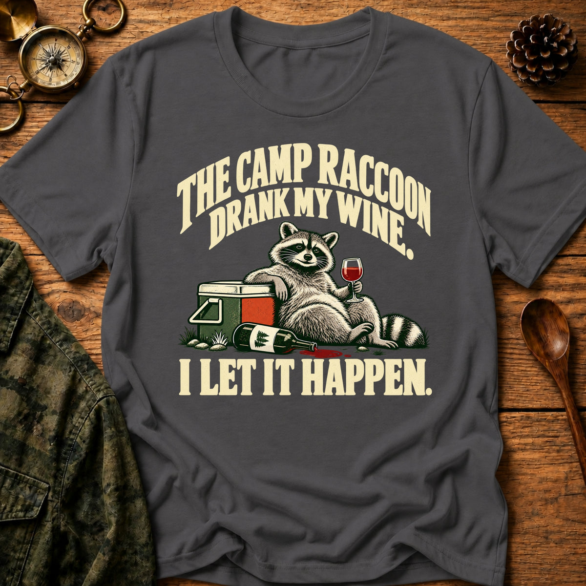 Raccoon Wine Thief T-Shirt