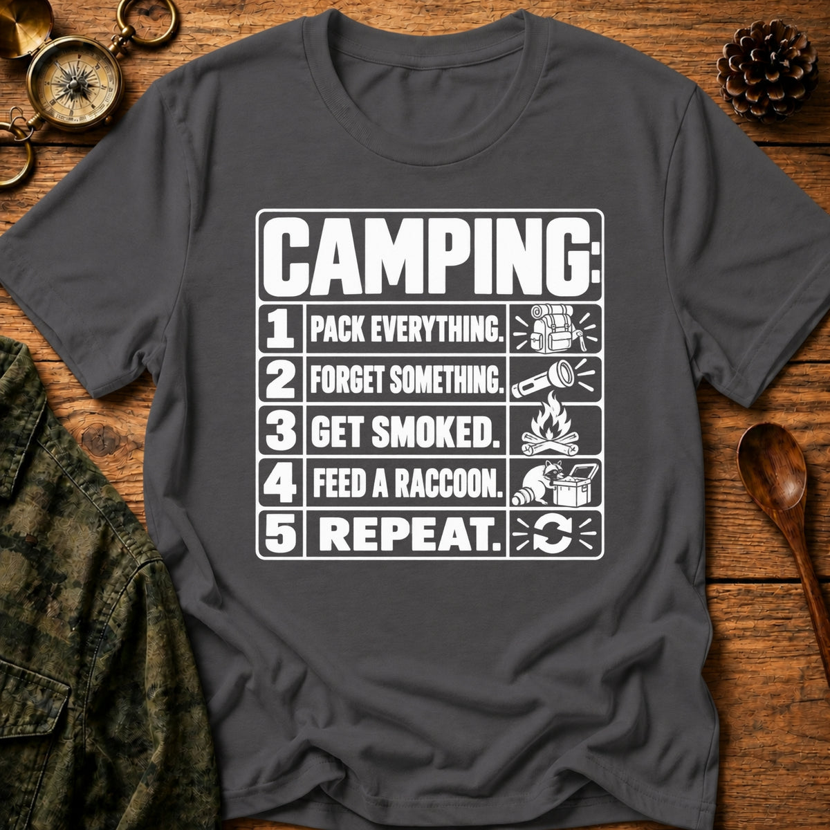 Camping Rules T-Shirt