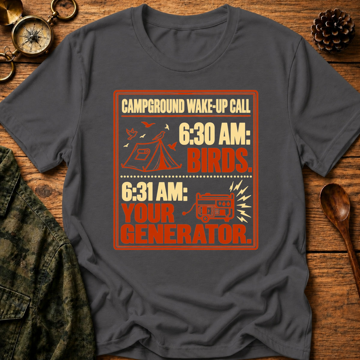 Campground Wake-Up T-Shirt